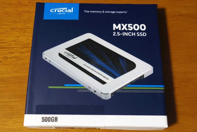 新品、本物、当店在庫だから安心】 に 2.5インチ) SATA MX500 (Crucial SSD 500GB を HDD ハードディスク  換装作業一式 ③ お返しの送料無料 Windows/MacBook - 500GB～