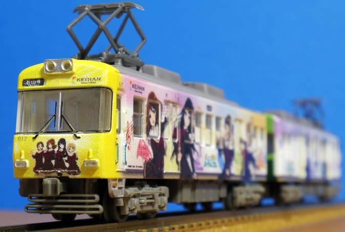 鉄道コレクション京阪電車大津線600形4次車『響け！ユーフォニアム』ラッピング電車2018 2両セット1