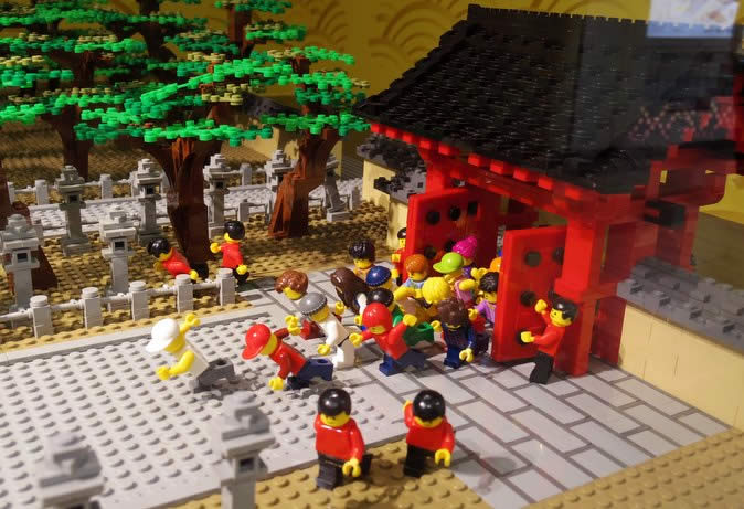レゴ西宮神社の福男1