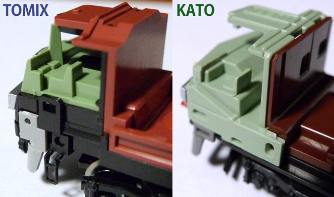 運転台後ろから／117系 TOMIX vs KATO