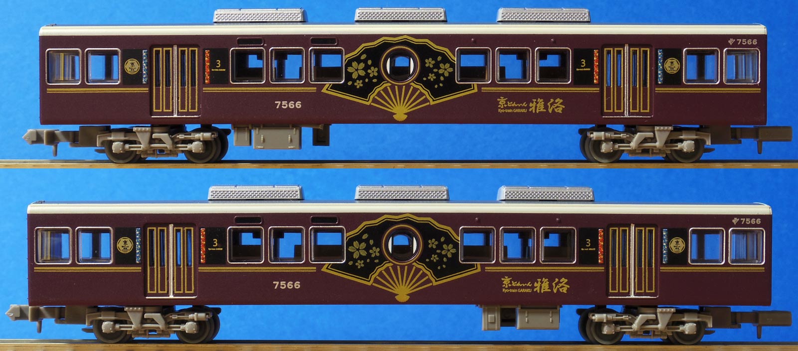阪急オフィシャル鉄道コレクション 阪急電鉄7000系(京とれいん雅洛)6両セット