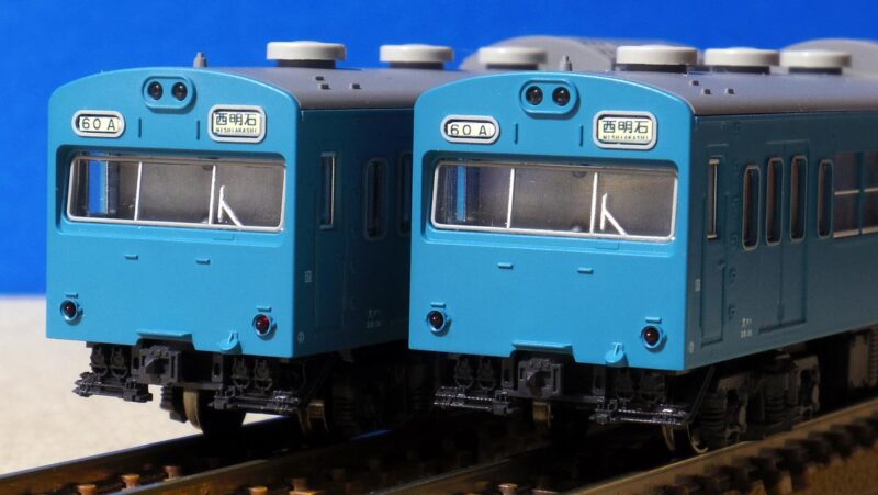 フロント2両（KATO103系 京阪神緩行線 10-539）
