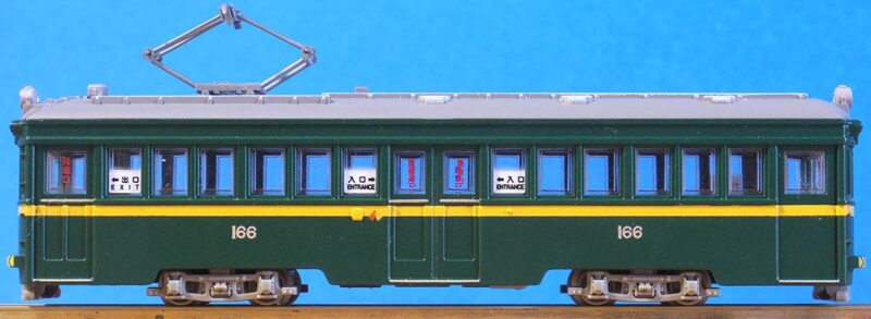 鉄道コレクション 阪堺電車 モ161形162号車(筑鉄赤電カラー) 166号車（ビークル・スター）